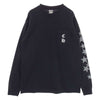 CHROME HEARTS クロムハーツ（原本無） Malibu Exclusive Stars L/S T-shirt CHプラス ホースシュー ポケット付き 長袖Tシャツ ブラック系 L【中古】