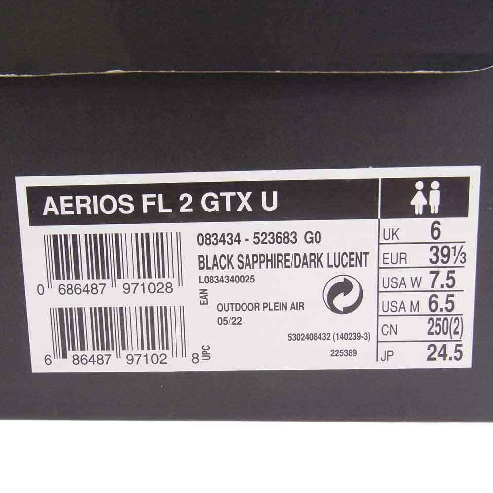 ARC'TERYX アークテリクス 83434 AERIOS FL2 GTX U エアリオス ハイキング シューズ ネイビー系 24.5cm【中古】