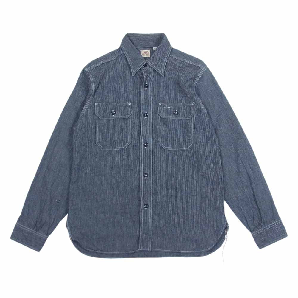 SUGAR CANE シュガーケーン SC25511 JEAN CORD WORK SHIRT ジーンコード ワーク シャツ ブラック系 S【中古】