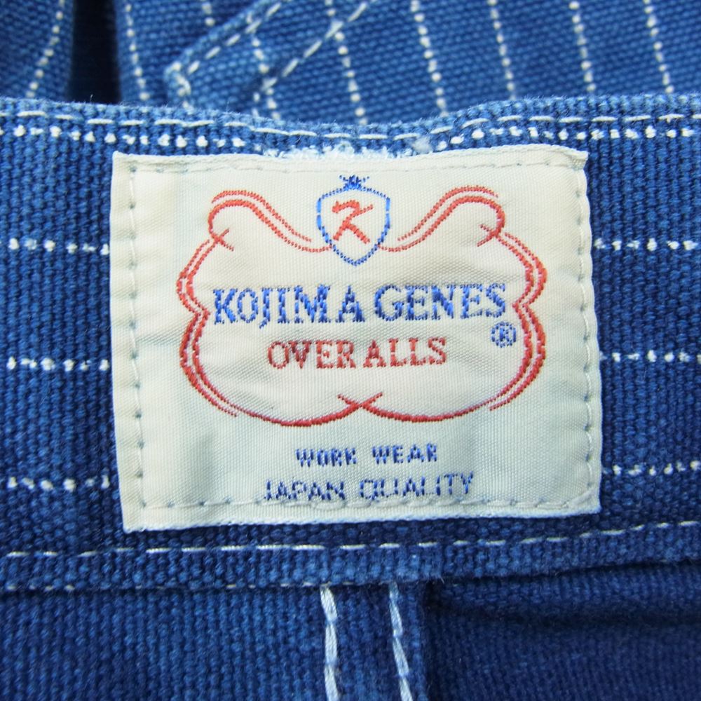 児島ジーンズ ウォバッシュ ダブルニー パンツ インディゴブルー系 30【中古】