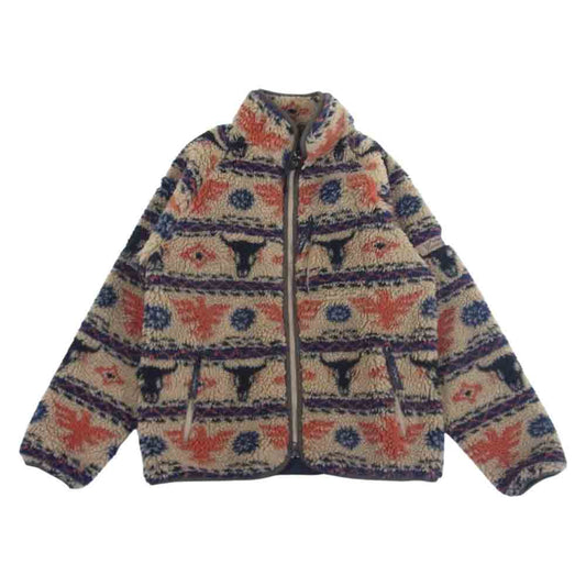 MANASTASH マナスタッシュ 7112105 MT. BUFFALO JACKET マウンテンバッファロー パイル フリース ジャケット ブラウン系 M【中古】