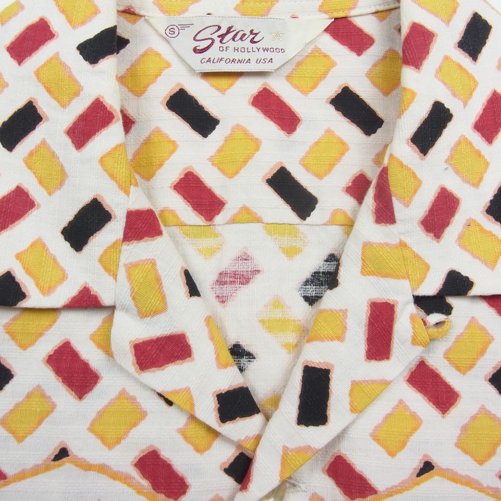 スターオブハリウッド SH38131 COTTON SHIRT COUNTRY MUSIC DANCE アロハ シャツ マルチカラー系 S【中古】