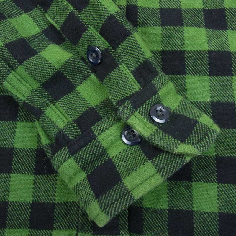 COLIMBO コリンボ H320 RICHMOND BORO WORK SHIRT FLANNEL ヘビーネル ワーク シャツ グリーン系 S【中古】