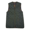 Barbour バブアー MLI0001 QUILTED WAISTCOAT ZIP IN LINER キルティング ライナー ベスト カーキ系 34【中古】