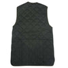 Barbour バブアー MLI0001 QUILTED WAISTCOAT ZIP IN LINER キルティング ライナー ベスト カーキ系 34【中古】