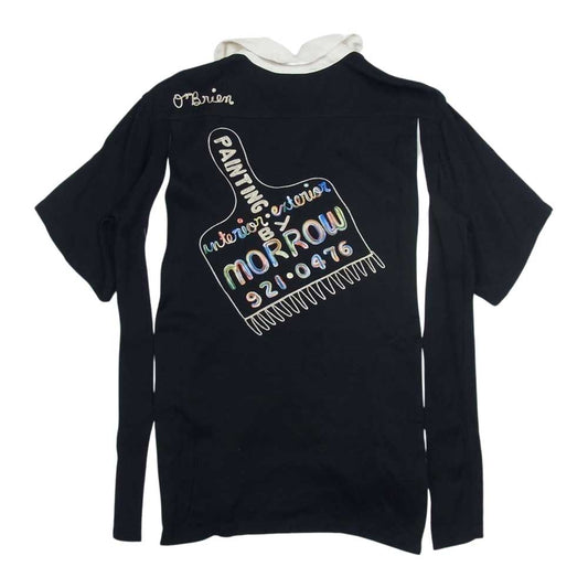 キングルイ KL37600 復刻 PAINTBRUSH チェーン刺繍  ボウリング シャツ ブラック系 S【中古】