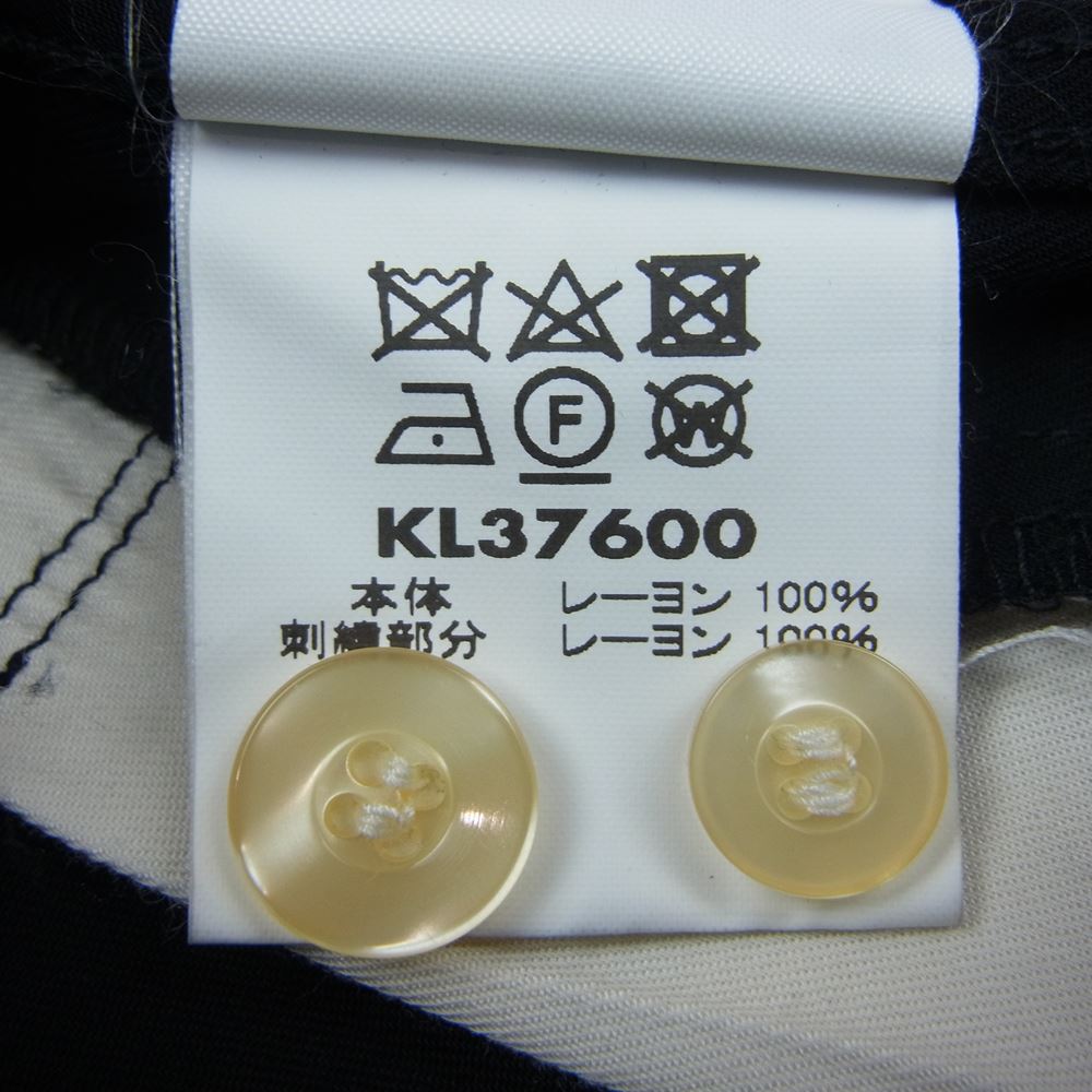 キングルイ KL37600 復刻 PAINTBRUSH チェーン刺繍  ボウリング シャツ ブラック系 S【中古】