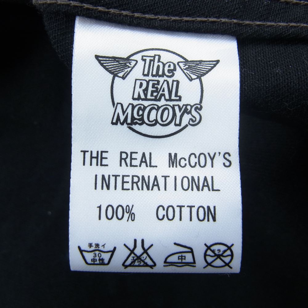The REAL McCOY'S ザリアルマッコイズ BUCO ブコ Club Shirts SALT LAKE M.C. クラブ シャツ ブラック系 14【中古】