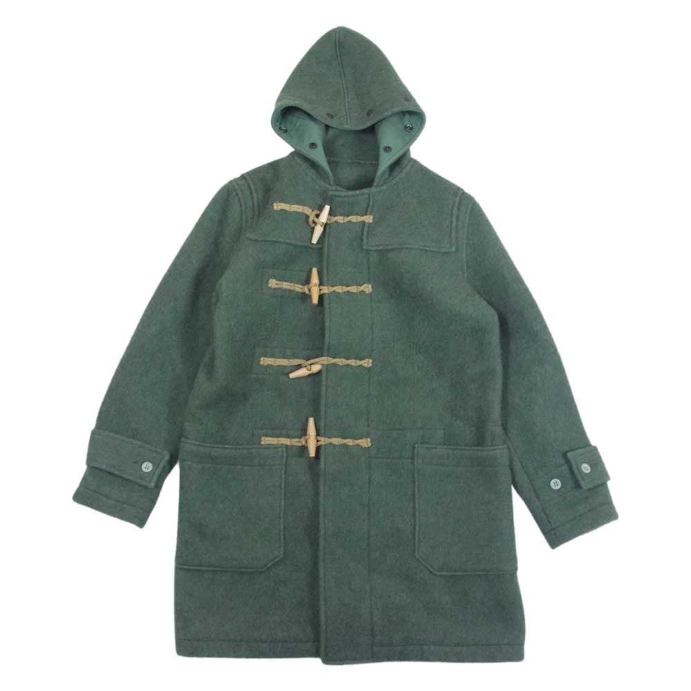 FULLCOUNT フルカウント 364546 ROYAL NAVY DUFFLE COAT ロイヤルネイビー リサイクルウール ダッフルコート グリーン系 36【美品】【中古】