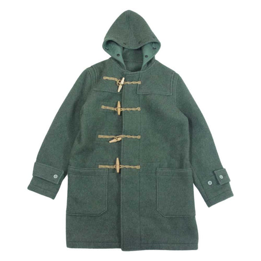 FULLCOUNT フルカウント 364546 ROYAL NAVY DUFFLE COAT ロイヤルネイビー リサイクルウール ダッフルコート グリーン系 36【美品】【中古】