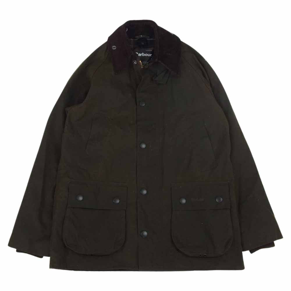 Barbour バブアー 英国製 Classic Bedale Wax jacket クラシック ビデイル ワックス ジャケット カーキ系 C34/86cm【中古】