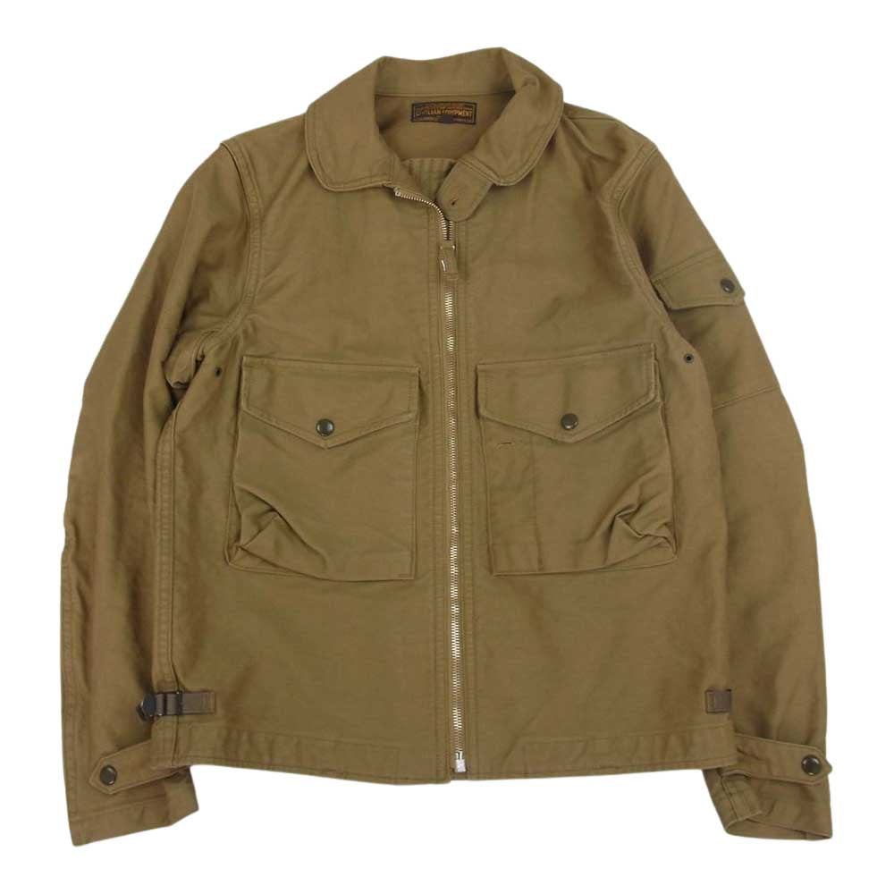 FREEWHEELERS フリーホイーラーズ AVIATORS JACKET ミリタリージャケット カーキ系 36【中古】