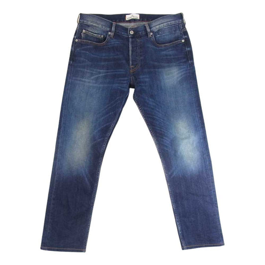 STONE ISLAND ストーンアイランド 6415J4BGA 国内正規品 J4BGA RE-T_REAL 11oz ストレッチ 5ポケット デニムパンツ インディゴブルー系 33【中古】