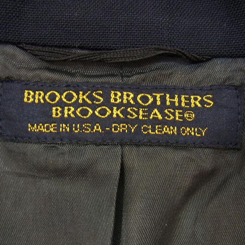 Brooks Brothers ブルックスブラザーズ USA製 金ボタン 紺ブレザー 3B テーラードジャケット ネイビー系 サイズ表記無【中古】