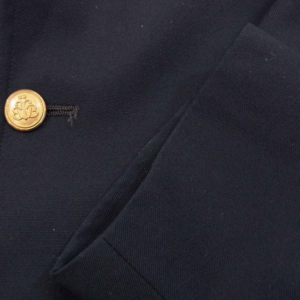 Brooks Brothers ブルックスブラザーズ USA製 金ボタン 紺ブレザー 3B テーラードジャケット ネイビー系 サイズ表記無【中古】