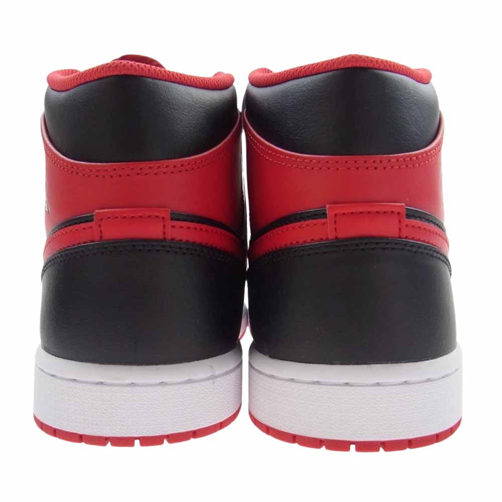 NIKE AIR JORDAN ナイキ ジョーダン DQ8426-060 Air Jordan 1 Mid Bred Toe エアジョーダン 1 ミッド ブレッド トゥ ミッドカット スニーカー レッド系 29.0cm【新古品】【未使用】【中古】