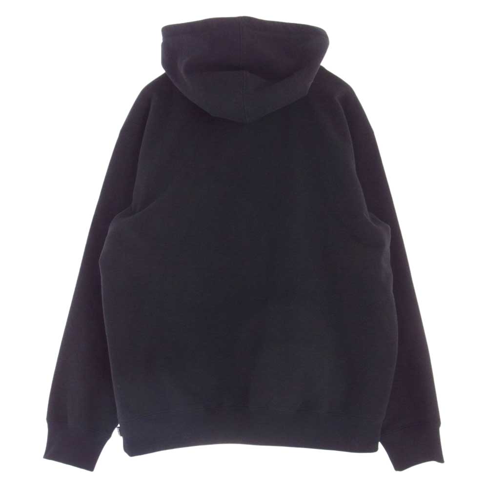 Supreme シュプリーム 22SS Bling Box Logo Hooded Sweatshirt ブリング ボックスロゴ プルオーバー スウェット パーカー ブラック系 M【中古】