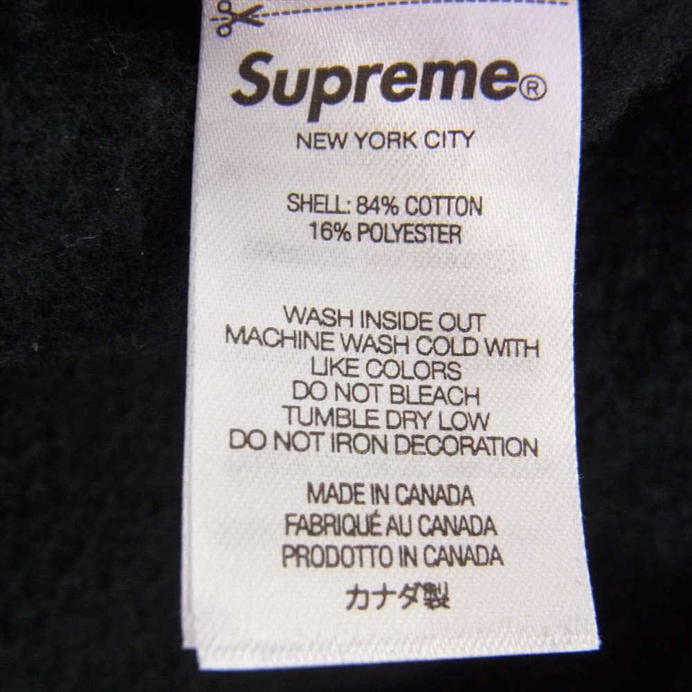 Supreme シュプリーム 22SS Bling Box Logo Hooded Sweatshirt ブリング ボックスロゴ プルオーバー スウェット パーカー ブラック系 M【中古】