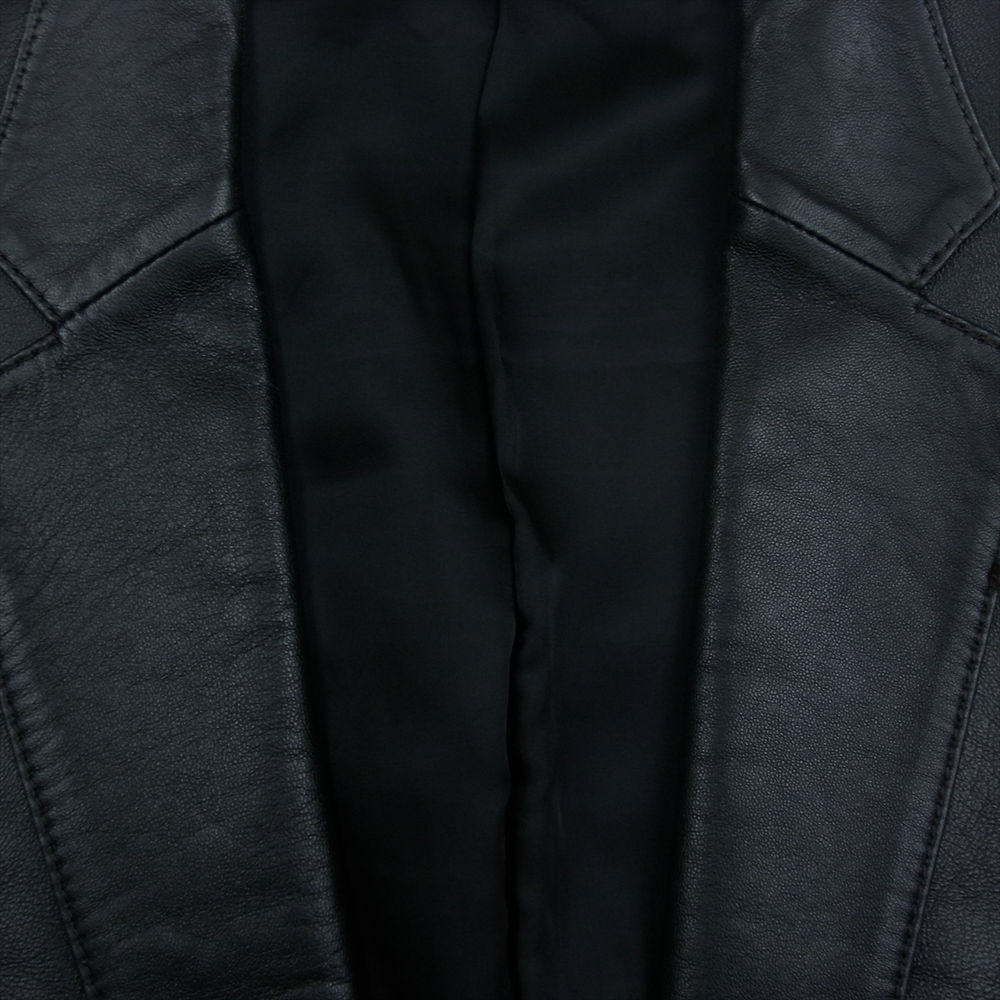Paul Smith ポール・スミス シープレザー 1B テーラードジャケット ブラック系 L2【中古】