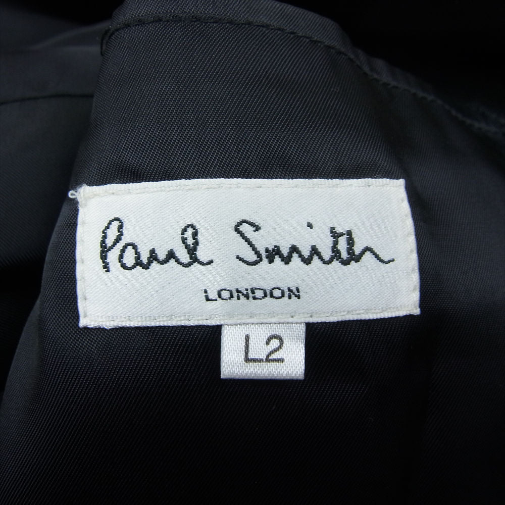 Paul Smith ポール・スミス シープレザー 1B テーラードジャケット ブラック系 L2【中古】