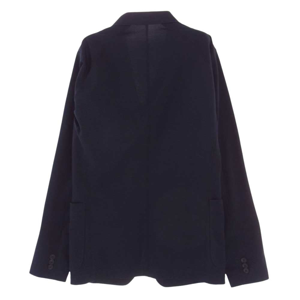 ヨウジヤマモト コスチュームドオム HU-J088-951 動体裁断 ストレッチ 2B テーラードジャケット ダークネイビー系 2【中古】