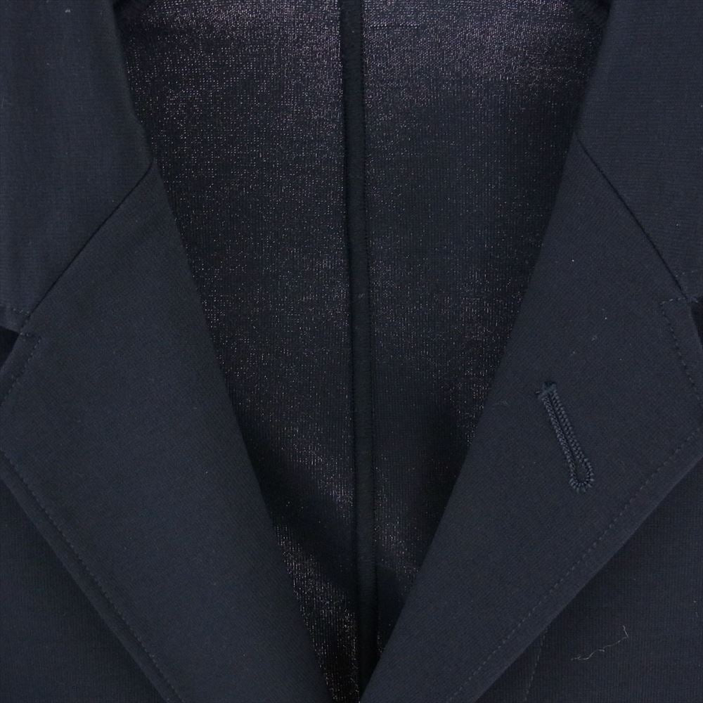 ヨウジヤマモト コスチュームドオム HU-J088-951 動体裁断 ストレッチ 2B テーラードジャケット ダークネイビー系 2【中古】