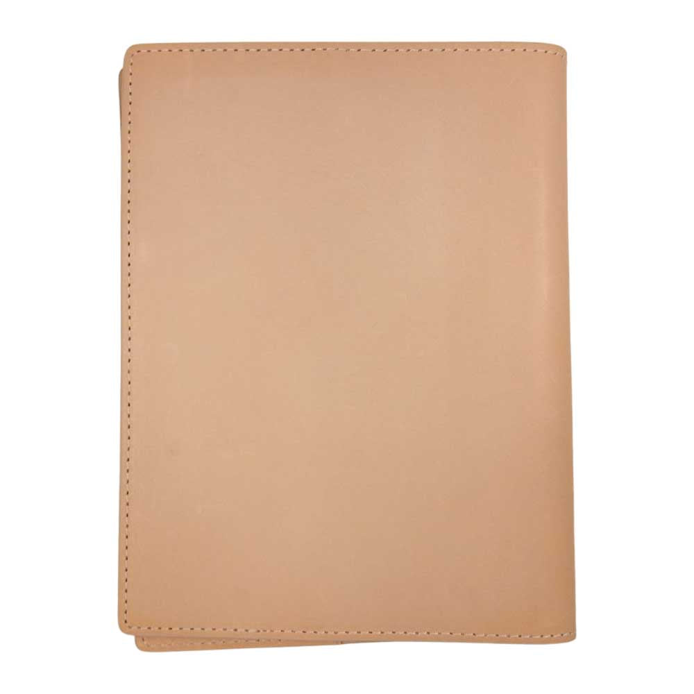 ほぼ日手帳 ヌメ革 レザー ほぼ日5年 手帳カバー  ベージュ系【中古】