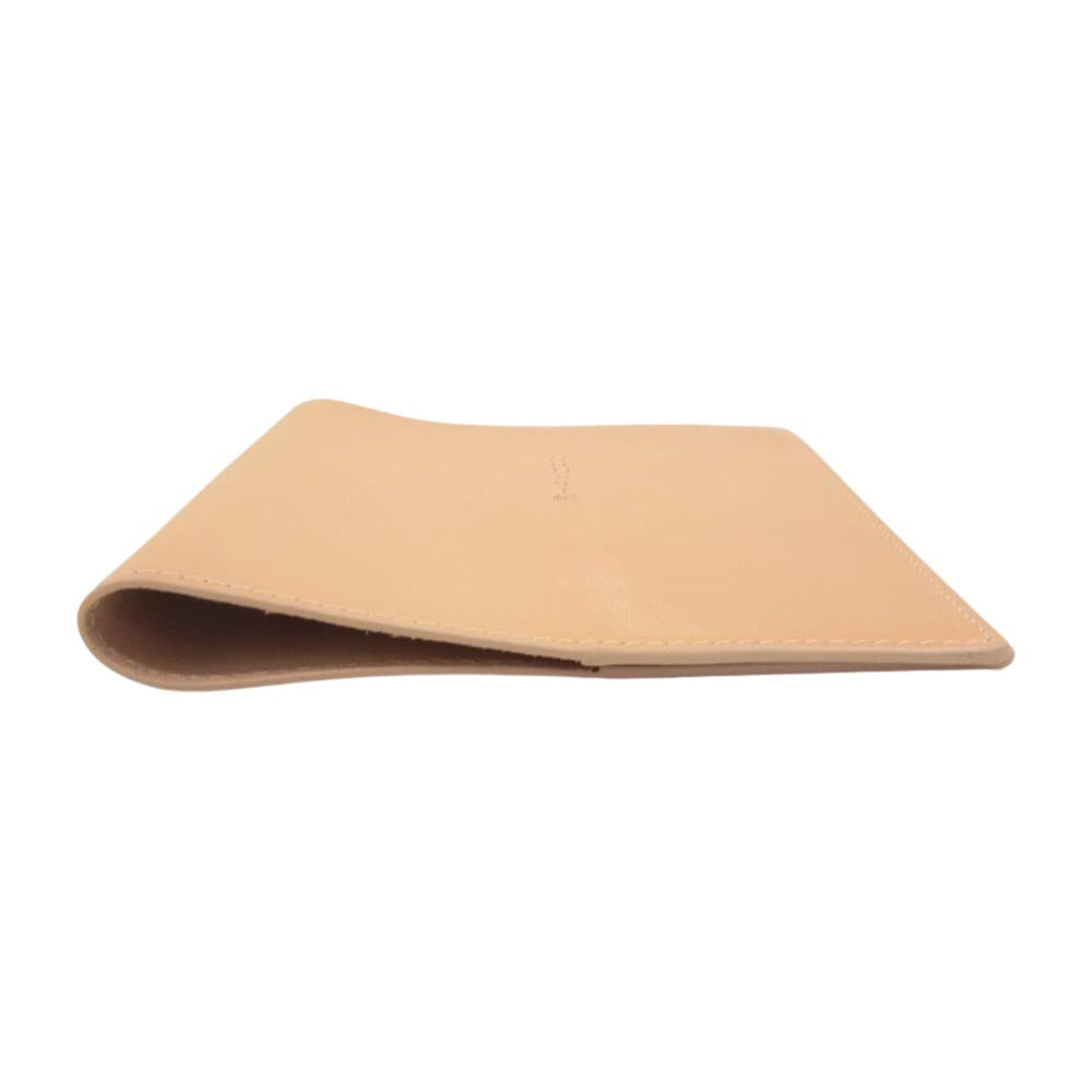 ほぼ日手帳 ヌメ革 レザー ほぼ日5年 手帳カバー  ベージュ系【中古】