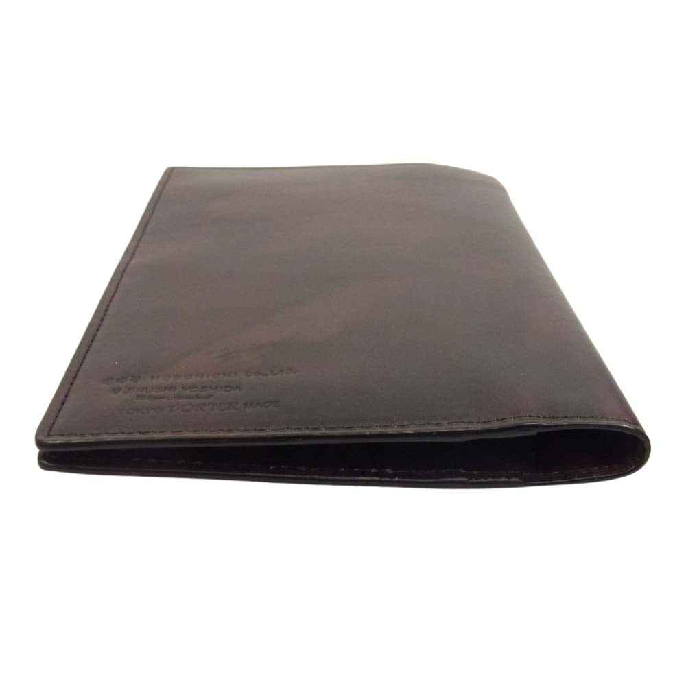 PORTER ポーター B印 YOSHIDA × ほぼ日手帳 weeks ウィークス パスポート カバー ブラウン ブラウン系【美品】【中古】