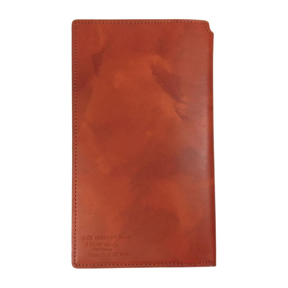 PORTER ポーター B印 YOSHIDA × ほぼ日手帳 weeks ウィークス パスポート カバー オレンジ オレンジ系【極上美品】【中古】