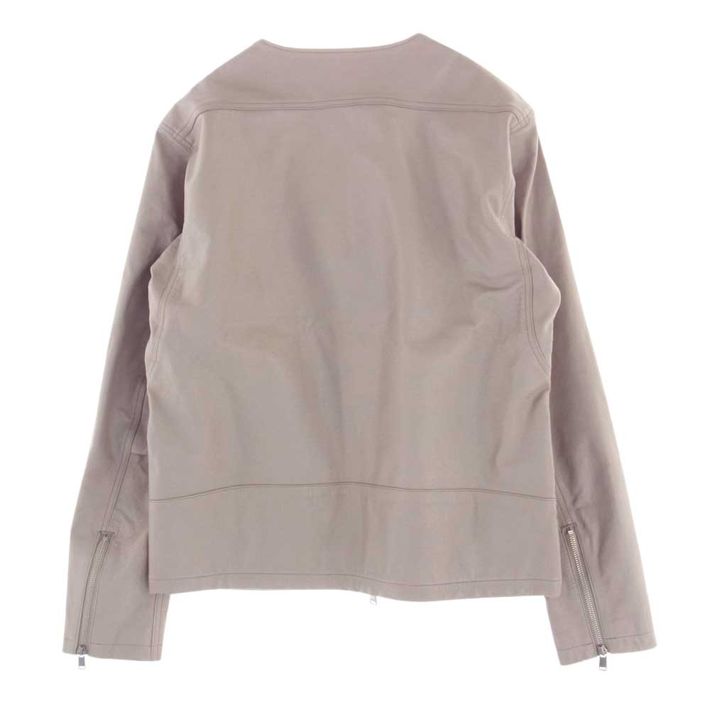ノンネイティブ NN-J3915 39th collection RIDER BLOUSON COW LEATHER ライダー ブルゾン カウ レザー ジャケット ベージュ系 1【美品】【中古】