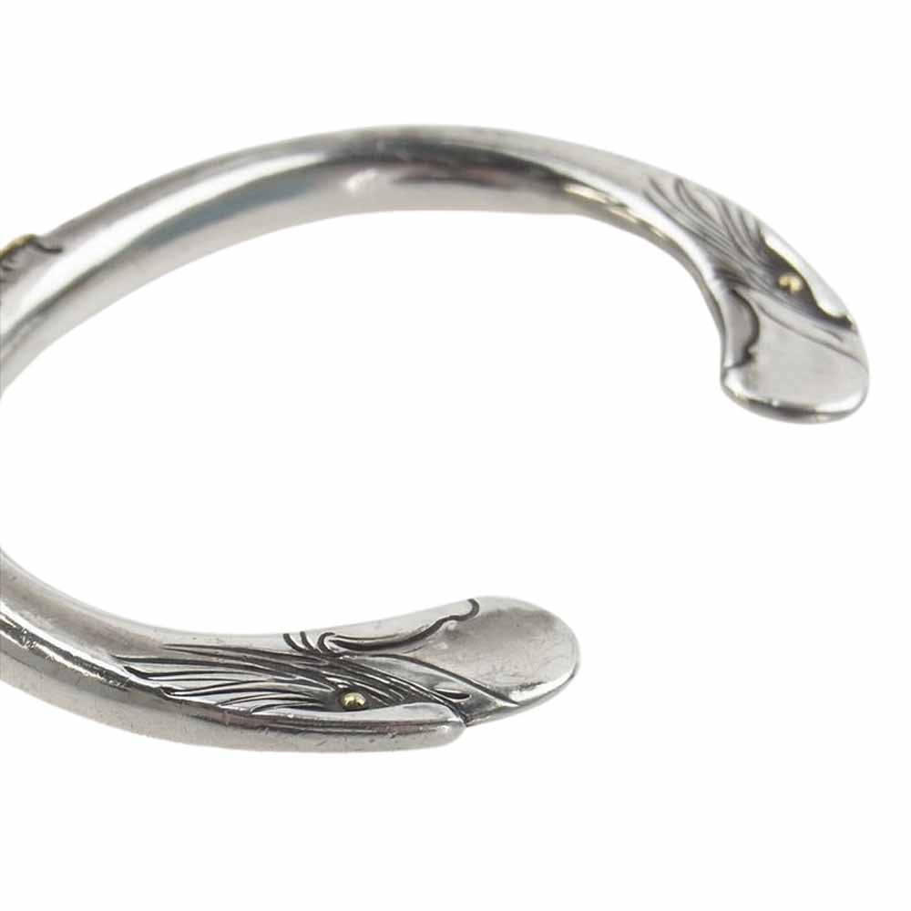 KEN KIKUCHI ケンキクチ GP付き 金目 唐草 イーグル フェイス バングル