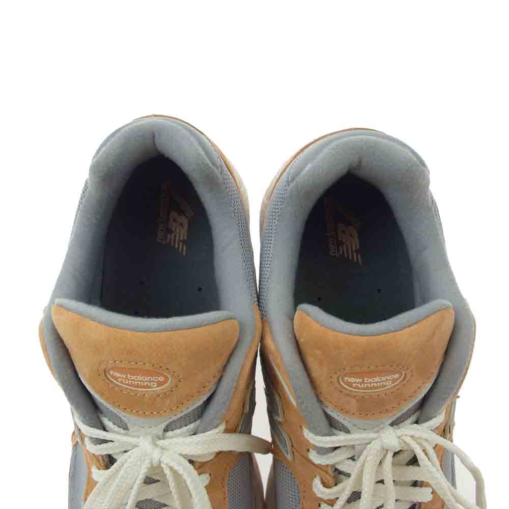 NEW BALANCE ニューバランス M2002RHM CARAMEL キャラメル スウェード ローカット スニーカー グレー系 オレンジ系 28.5cm【新古品】【未使用】【中古】