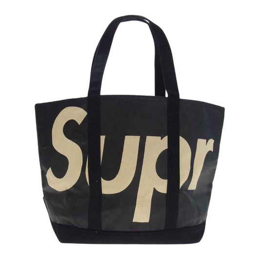 Supreme シュプリーム 20SS Raffia Tote ラフィア トート バッグ  ブラック系【中古】