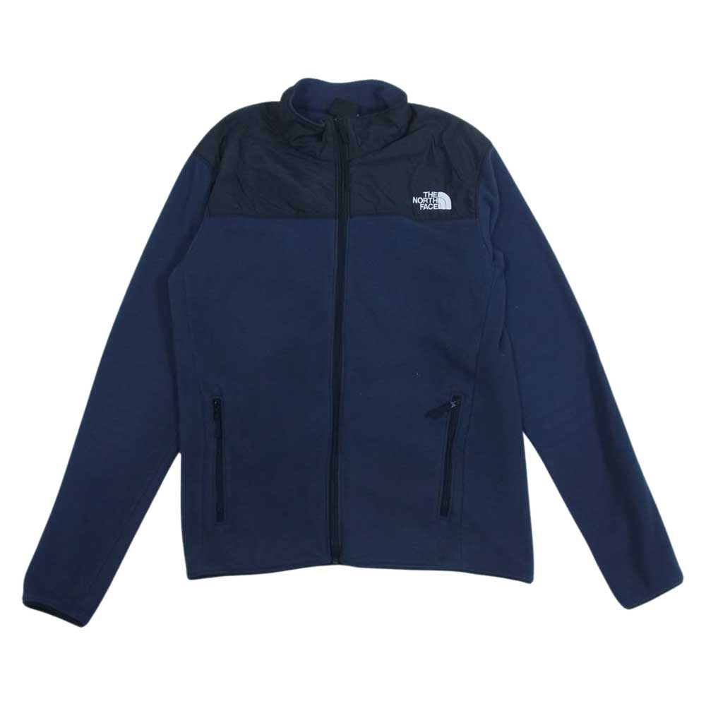THE NORTH FACE ノースフェイス NL71904 Mountain Versa Micro Jacket マウンテン バーサ マイクロ フリース ジャケット ブラック系 ネイビー系 L【中古】