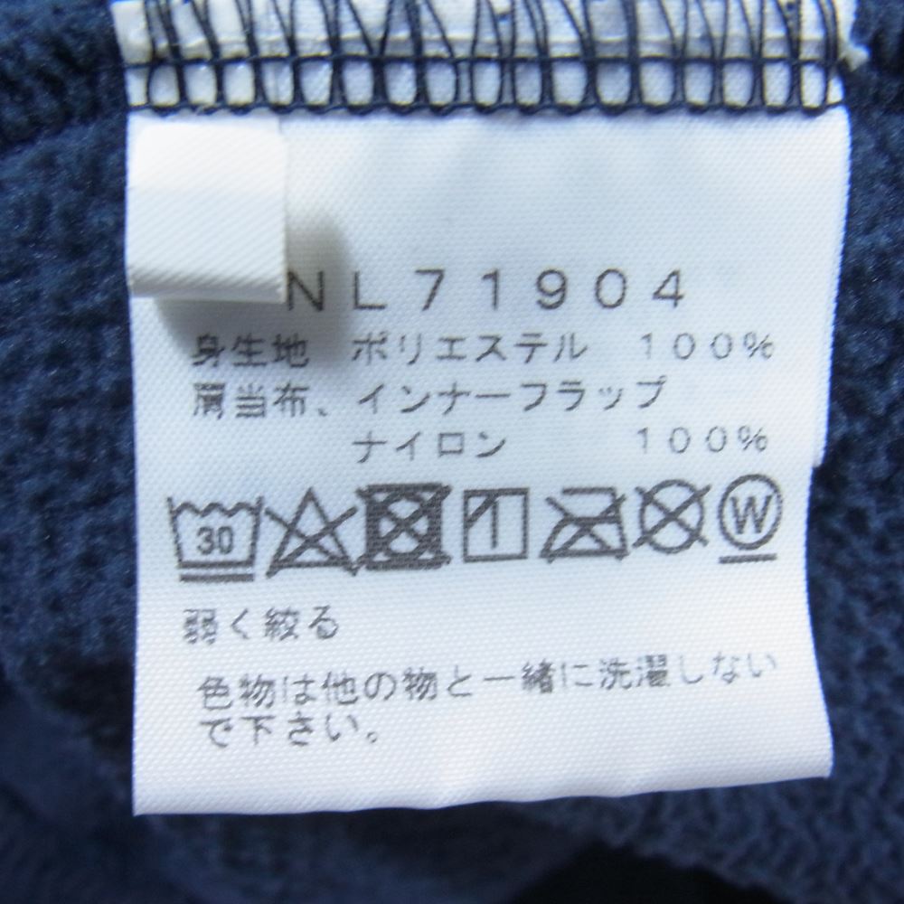 THE NORTH FACE ノースフェイス NL71904 Mountain Versa Micro Jacket マウンテン バーサ マイクロ フリース ジャケット ブラック系 ネイビー系 L【中古】