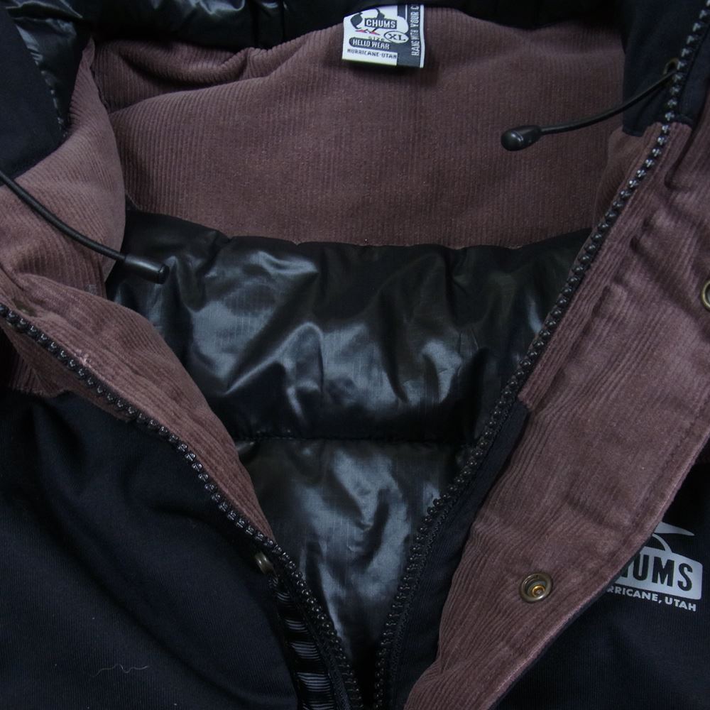 CHUMS チャムス CH04-1227 Teeshell Insulated Parka ティーシェル インサレー テッド パーカー ジャケット ブラック系 ブラウン系 XL【中古】