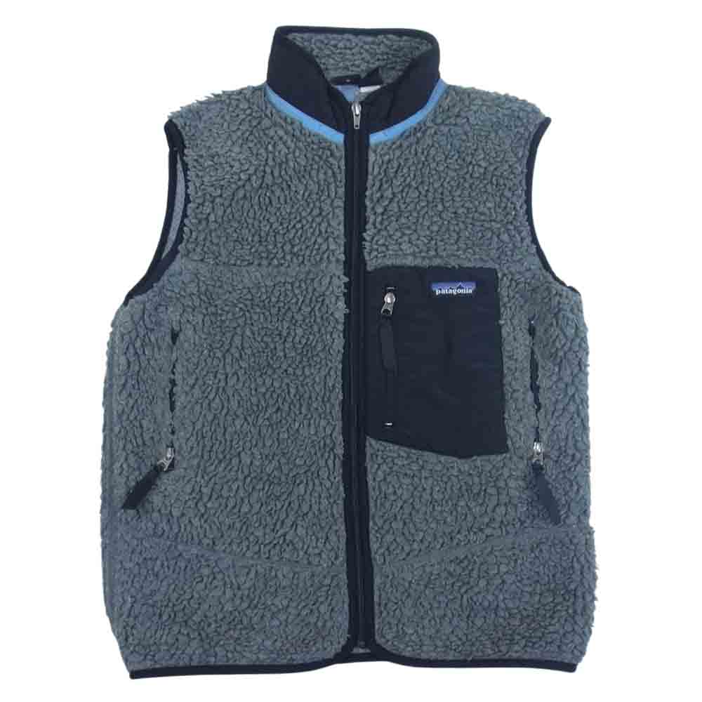 patagonia パタゴニア レトロX ボア フリース ベスト グレー系 KIDS'12【中古】