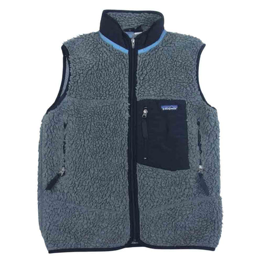 patagonia パタゴニア レトロX ボア フリース ベスト グレー系 KIDS'12【中古】