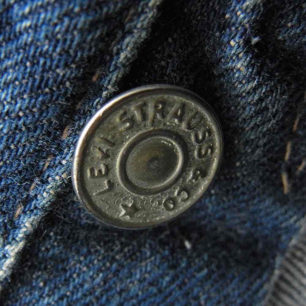 Levi's リーバイス BIGE VINTAGE 16刻印 足長R Vステッチ デニム パンツ  インディゴブルー系【中古】