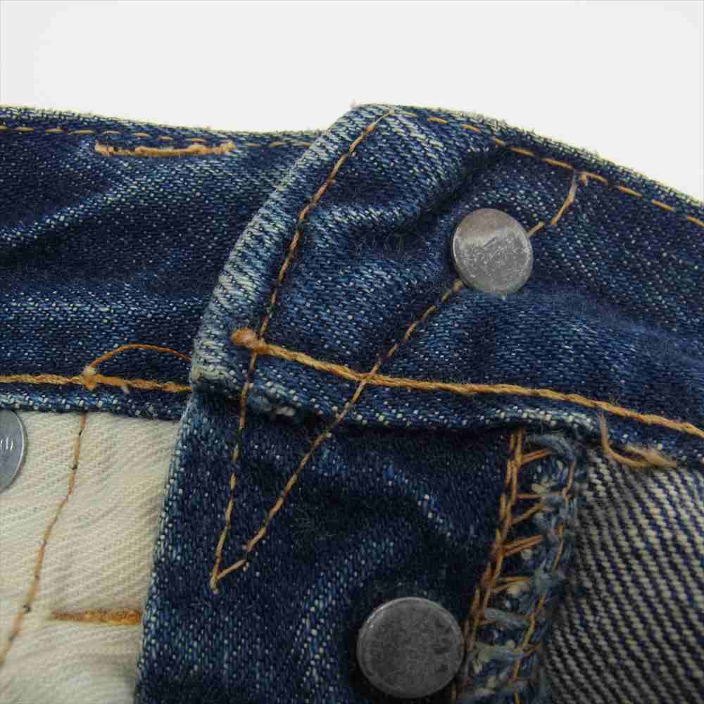 Levi's リーバイス BIGE VINTAGE 16刻印 足長R Vステッチ デニム パンツ  インディゴブルー系【中古】