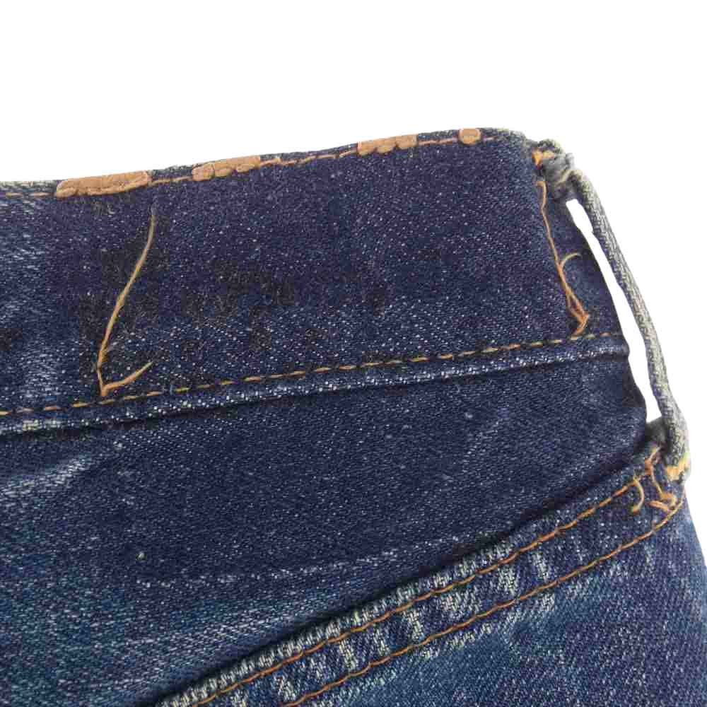 Levi's リーバイス BIGE VINTAGE 16刻印 足長R Vステッチ デニム パンツ  インディゴブルー系【中古】