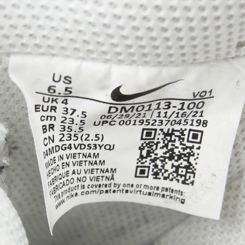 NIKE ナイキ DM0113-100 COURT VISION ALTA LTR コートビジョン ローカット スニーカー ホワイト系 23.5cm【中古】