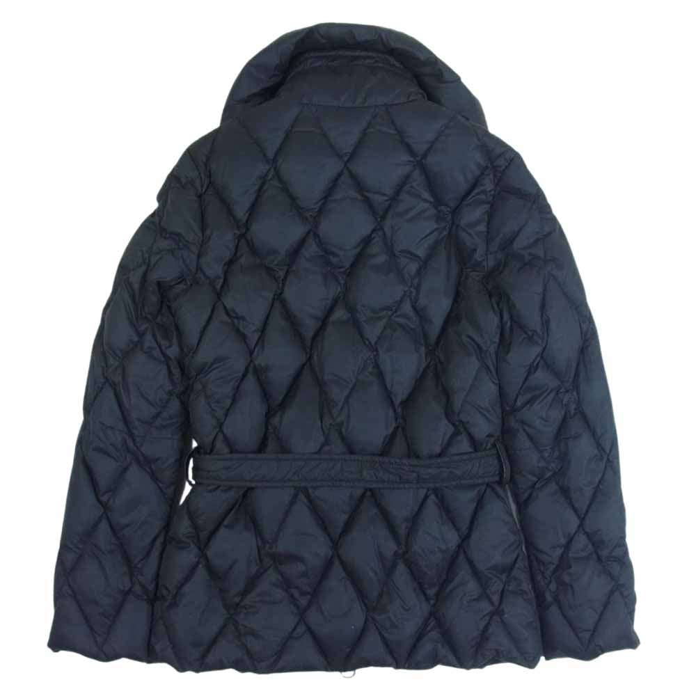 MONCLER モンクレール Z7H01280 キルティング ベルト ダウン コート ブラック系 1【中古】
