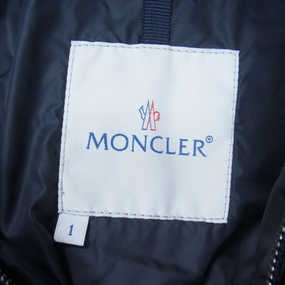 MONCLER モンクレール Z7H01280 キルティング ベルト ダウン コート ブラック系 1【中古】