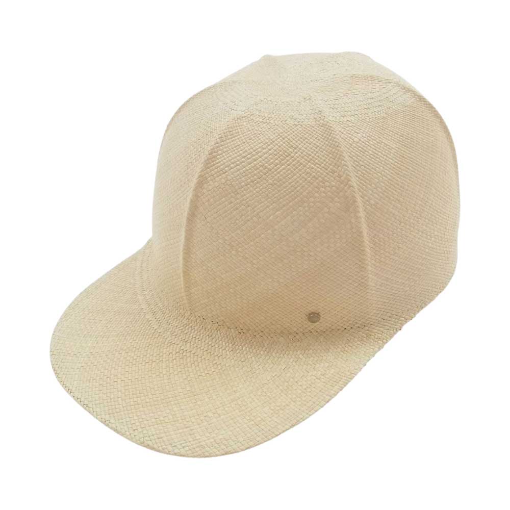 HERMES エルメス 22SS Riley ライリー セリエボタン パナマ ストロー ベースボール キャップ ベージュ系 59【中古】