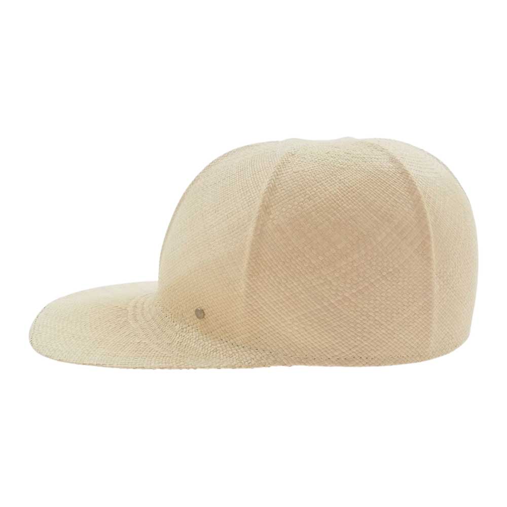 HERMES エルメス 22SS Riley ライリー セリエボタン パナマ ストロー ベースボール キャップ ベージュ系 59【中古】