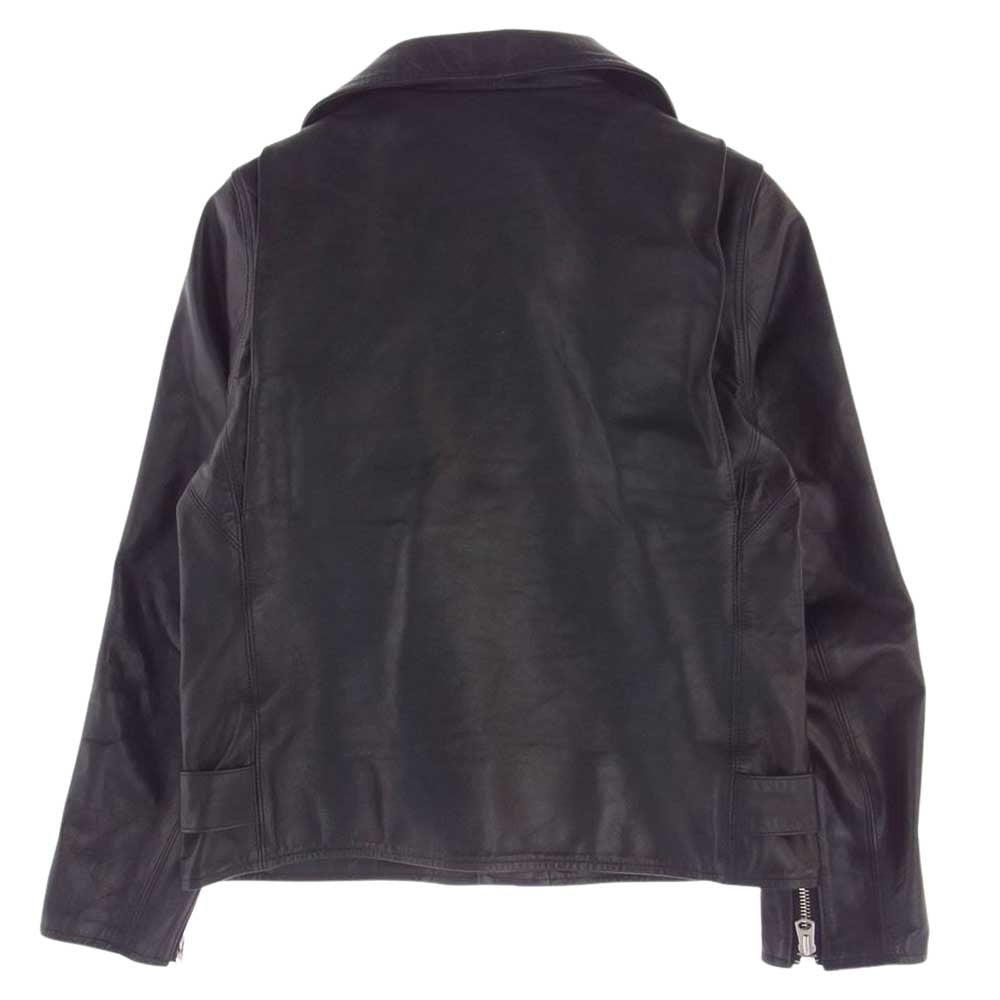 ファインクリーク＆コー Ladies Double Riders Jacket EMU レディース ホースハイド ダブル ライダース ジャケット M ブラック系 M【中古】