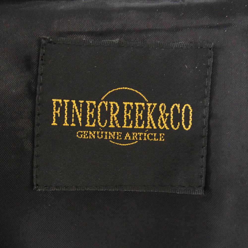 ファインクリーク＆コー Ladies Double Riders Jacket EMU レディース ホースハイド ダブル ライダース ジャケット M ブラック系 M【中古】