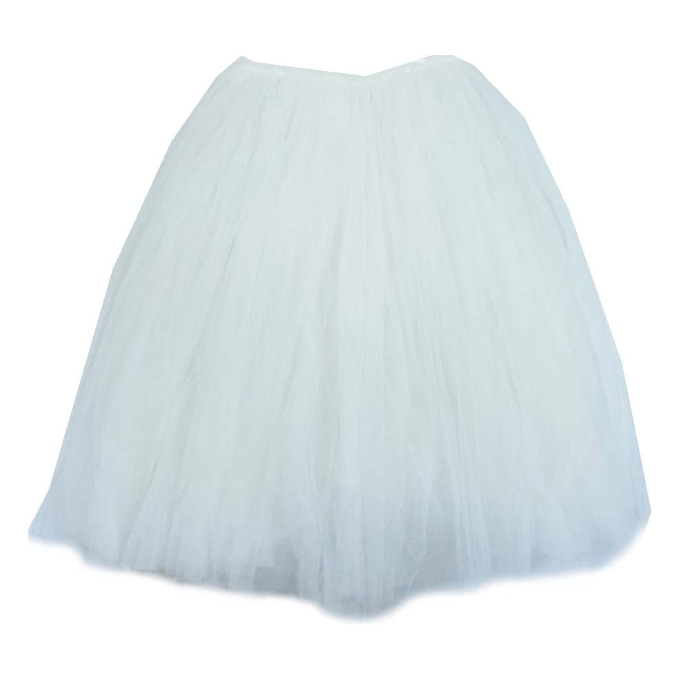 COMME des GARCONS コムデギャルソン 20SS RE-S026 チュール ロング スカート ホワイト系 M【中古】